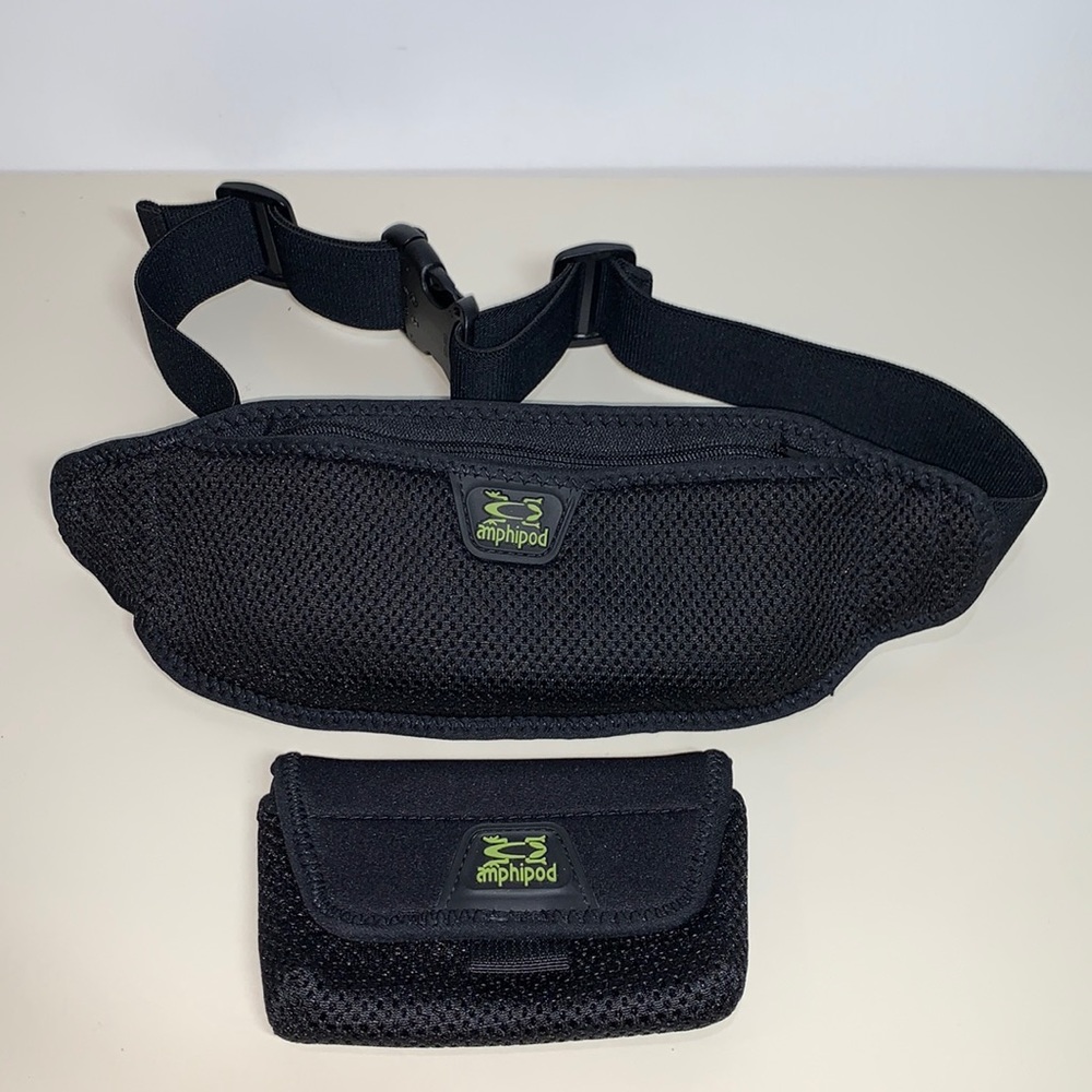 Amphipod Airflow Lite Waistpack includes Rapid Access Belt Pouch